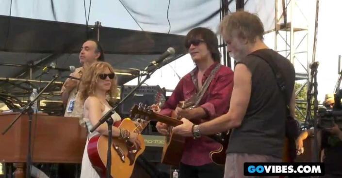 Brian w:Bob Weir & Larry & Teresa